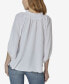 Фото #2 товара Women's On or Off The Shoulder 3/4 Sleeve Peasant Top