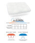 Фото #4 товара Gusseted Hi-Cool Memory Foam Pillow, Oversized, Created for Macy's
