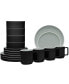 ColorTrio Stax 16 Piece Dinnerware Set, Service for 4