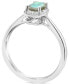 ფოტო #3 პროდუქტის Labradorite & Diamond Accent Ring in Sterling Silver (Also in Onyx & Turquoise)