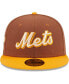 Men's Brown New York Mets Tiramisu 59FIFTY Fitted Hat