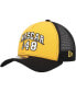 Фото #1 товара Men's Gold, Black NASCAR 9FORTY A-Frame Trucker Snapback Hat