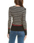 Фото #2 товара Lafayette 148 New York Petite Striped Sweater Women's