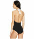 Фото #3 товара FLAGPOLE NYC 161962 Woman's Jade One Piece Black White Swimsuit Size Small