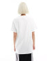 ASOS DESIGN oversized t-shirt with Italy graphic in white