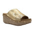 Фото #2 товара Volatile Ravine Metallic Studded Wedge Womens Size 10 M Casual Sandals PV130-71