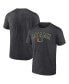 Фото #1 товара Men's Heather Charcoal Miami Hurricanes Campus T-shirt