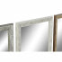 Фото #2 товара Настенное зеркало DKD Home Decor 36 x 2 x 95,5 cm Стеклянный Натуральный Серый Коричневый Белый полистирол Тропический Лист раст