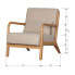 MARK - Fauteuil Scandinave velours vert