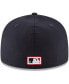 Men's Navy Minnesota Twins Cooperstown Collection Wool 59FIFTY Fitted Hat Синий, 7 - фото #4