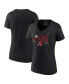 Women's Black Arizona Diamondbacks 2023 Postseason Locker Room V-Neck T-shirt