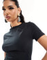 Missyempire slinky fitted t-shirt in black