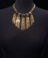 Gold-Tone Stone & Chain Tassel Statement Necklace, 17" + 3" extender, Created for Macy's