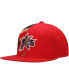 Men's Red Philadelphia 76ers Hardwood Classics Retroline Snapback Hat