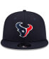 ფოტო #4 პროდუქტის Men's Navy Houston Texans Basic 9FIFTY Snapback Hat