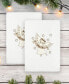 Christmas Angel Embroidered Luxury 100% Turkish Cotton Hand Towels, 2 Piece Set