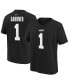 ფოტო #1 პროდუქტის Big Boys and Girls Ahmad Sauce Gardner Black New York Jets Player Name Number T-Shirt