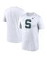 Фото #1 товара Футболка Nike мужская с белым цветом Michigan State Spartans Primetime Legend Alternate Logo