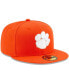 Фото #3 товара Men's Orange Clemson Tigers Primary Team Logo Basic 59FIFTY Fitted Hat