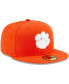 Головной убор мужской New Era Оранжевый шляпа Clemson Tigers Primary Team Logo Basic 59FIFTY Fitted Hat Оранжевый, 7 1/8 - фото #3