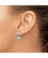 ფოტო #2 პროდუქტის Stainless Steel Polished Hoop Earrings