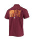 Men's PFG Maroon Virginia Tech Hokies Slack Tide Camp Button-Up Shirt