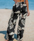 ფოტო #2 პროდუქტის Women's Midnight Tropics Straight Leg Cover-Up Pants