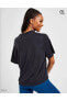 Dri-Fit Trail Short-Sleeve Oversize Siyah Kadın T-shirt