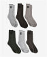 ფოტო #1 პროდუქტის Men's Crew Socks, Pack of 6