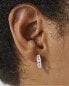 Фото #4 товара Bear Row silver hoop earrings 1003713800