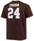 Фото #4 товара Men's Nick Chubb Brown Cleveland Browns Player Name and Number T-shirt