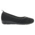 Фото #1 товара Propet Yen Wedge Ballet Flat Womens Black Flats Casual WCX074MBLK