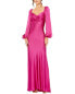 Фото #1 товара Mac Duggal Sweetheart Neckline Puff Sleeve Gown Women's