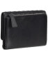 ფოტო #6 პროდუქტის Women's Basket Weave Collection RFID Secure Mini Clutch Wallet