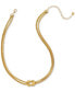 ფოტო #1 პროდუქტის Gold-Tone Annie Knotted Chain Necklace, 16" + 3" extender