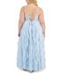 Trendy Plus Size Lace Petal Corset Dress