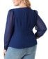 ფოტო #2 პროდუქტის Trendy Plus Size Elia Button-Front Blouse