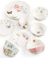 Фото #2 товара Butterfly Meadow Porcelain Dessert Bowls, Set of 4