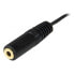 Фото #5 товара StarTech.com 12 ft PC Speaker Extension Audio Cable - 3.5mm - Male - 3.5mm - Female - 3.7 m - Black
