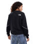 The North Face Hakuun contrast stitch logo sweatshirt in black