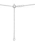 ფოტო #4 პროდუქტის Onyx & Diamond (1/20 ct. t.w.) Geometric Framed Pendant Necklace in Sterling Silver, 16" + 2" extender
