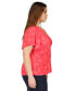 Фото #3 товара Plus Size Ruched Flutter-Sleeve Top