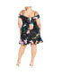 Фото #2 товара Plus Size Raquel Print Dress