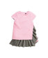 ფოტო #1 პროდუქტის Little Girls SLOANE FW23 TULIP DOUBLE KNIT DRESS