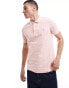 Фото #1 товара Farah short sleeve polo shirt in pink