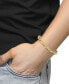 ფოტო #2 პროდუქტის EFFY® Men's Open Link Bracelet in 14k Gold-Plated Sterling Silver