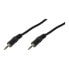 Фото #2 товара LogiLink 3.5mm - 3.5mm - 2m - 3.5mm - Male - 3.5mm - Male - 2 m - Black