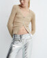 Фото #4 товара Women's Belt Detail Metallic Pants