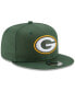 ფოტო #4 პროდუქტის Men's Green Bay Packers Basic 9FIFTY Adjustable Snapback Cap