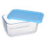 Фото #3 товара Судок SNOW BOX Синий Прозрачный Cтекло полиэтилен 790 ml (12 штук)